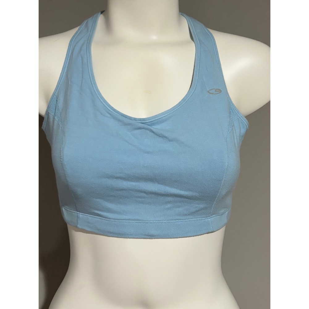 Champion C9 Womens Light Blue Racerback Mesh Sports Bra W616 Size 40D